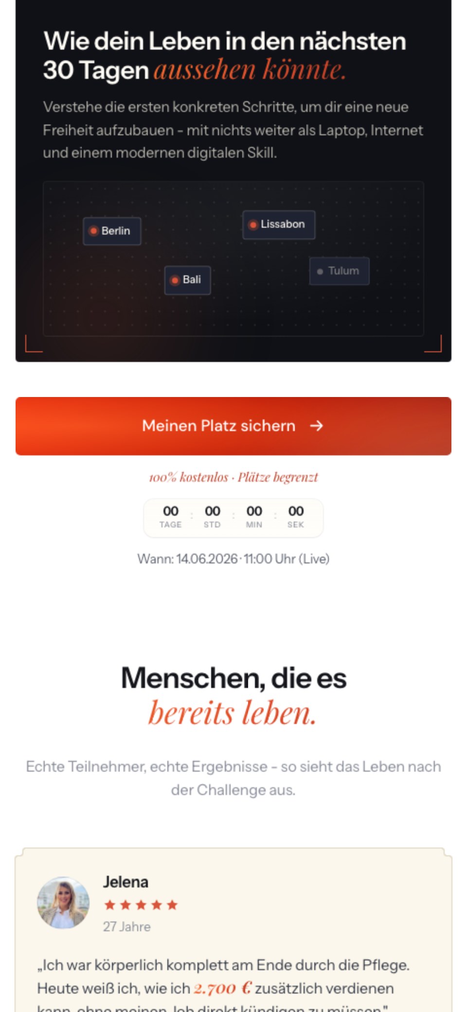 hcc-methode.com &ndash; mobile, screen 1